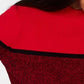 Karen Scott Women's Ribbed Mock Neck Cotton Sweater Red Size Large