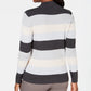 Karen Scott Women's Ribbed Mock-Neck Cotton Sweater Bright Blue Size Medium