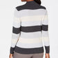 Karen Scott Women's Ribbed Mock-Neck Cotton Sweater Bright Blue Size XX-Large