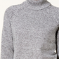 Karen Scott Women's Marled Cotton Turtleneck Sweater White Size Small