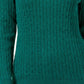 Karen Scott Women's Cotton Marled-Knit Sweater Dark Green Size X-Large