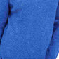 Karen Scott Women's Ribbed Long Sleeve Shawl Collar Sweater Blue Size X-Small
