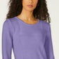 Karen Scott Women's Patchwork Stitch Pullover Sweater Purple Size X-Large