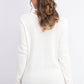 Karen Scott Women's Patchwork-Stitch Pullover Sweater White Size Medium