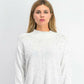 Karen Scott Women's Mock Neck Shimmer Sweater White Size X-Large
