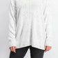 Karen Scott Women's Mock Neck Shimmer Sweater White Size X-Large