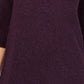 Karen Scott Women's Cowl-Neck 3/4-Sleeve Sweater Med Purple Size Petite Medium