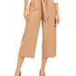 Alfani Women's Tummy Control Culotte Pants Brown Size 14