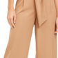 Alfani Women's Tummy Control Culotte Pants Brown Size 14