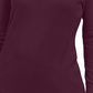 JM Collection Women's Embellished Sleeve V Neck Sweater Purple Size XX-Large