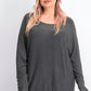 JM Collection Women's Dolman Sweater Grey Size 1X