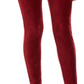 Style & Co Women's Skinny Corduroy Pants Wine Size Large