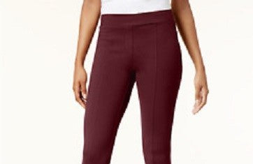 Style & Co Women's Leggings Wine Size X-Small
