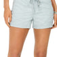 Style & Co Women's Poplin Tie Shorts Med Blue Size Large