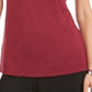 Alfani Women's Burgundy Sleeveless Mock Top  Size Xl Wine Size X-Large