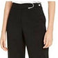 Alfani Women's D-Ring Culotte Pants Black Size Large