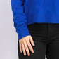 Karen Scott Women's Zip-Back Mock-Neck Sweater Navy Size X-Small