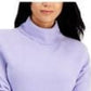 Karen Scott Women's Turtleneck Sweater Purple Size Small