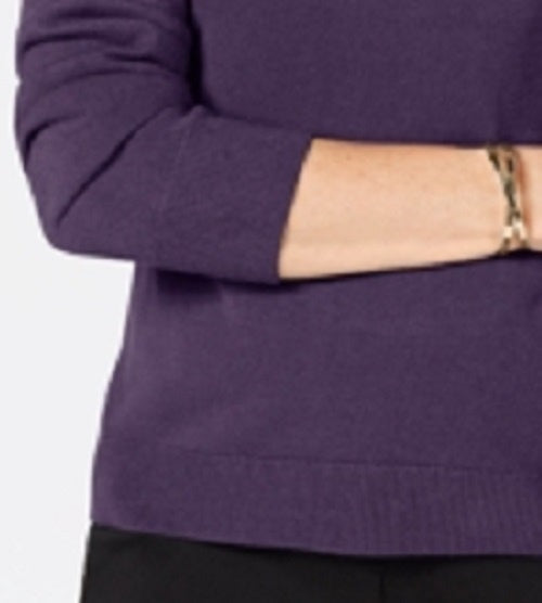 Karen Scott Women's Turtleneck Sweater Purple Size X-Large