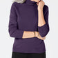 Karen Scott Women's Turtleneck Sweater Med Purple Size X-Small