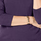 Karen Scott Women's Turtleneck Sweater Med Purple Size X-Small