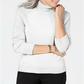 Karen Scott Women's Turtleneck Sweater White Size Large