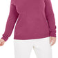 Karen Scott Women's Plus Size Turtleneck Luxsoft Sweater Purple Size 2X