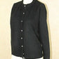 Karen Scott Women's Luxsoft Button Cardigan Black Size Petite Small