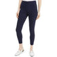 Maison Jules Women's Printed Ponte Knit Pants Navy Size Medium