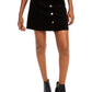 Maison Jules Women's Corduroy Mini Skirt Black Size 10