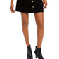 Maison Jules Women's Corduroy Mini Skirt Black Size 10