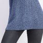 Karen Scott Women's Cable Knit Panel Sweater Blue Size X-Small