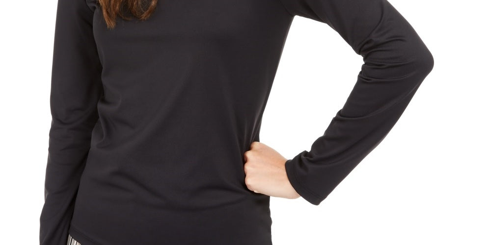 Alfani Women's Scoop-Neck Solid Top Black Size Small