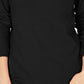 Karen Scott Women's Cotton Envelope Neck Sweater  Black Size X-Small