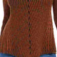 Style & Co Women's Scalloped Hem Ribbed Knit Sweater Khaki Size XX-Large