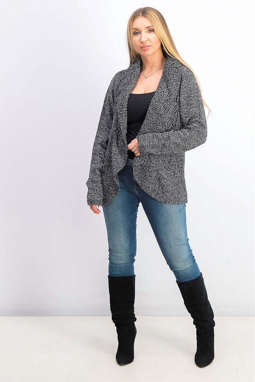 Karen Scott Women's Cocoon Cardigan Black Size Small