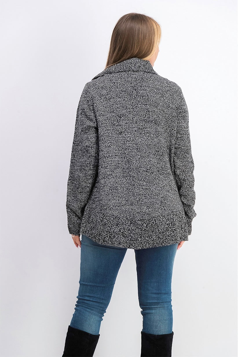 Karen Scott Women's Cocoon Cardigan Black Size Small