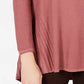 Style & Co Women's High-Low Tunic Sweater Purple Size Large