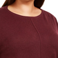 Style & Co Women's Plus Size Seam-Front Tunic Sweater Purple Size 1X
