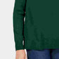Karen Scott Women's V-Neck Pullover Sweater  Green Size Medium