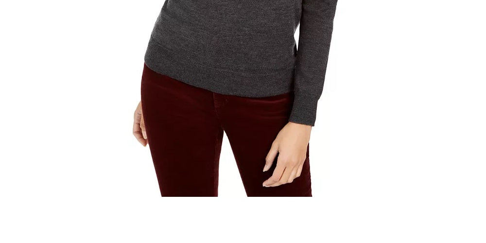 Charter Club Women's Merino Wool Turtleneck Black Size Extra Small