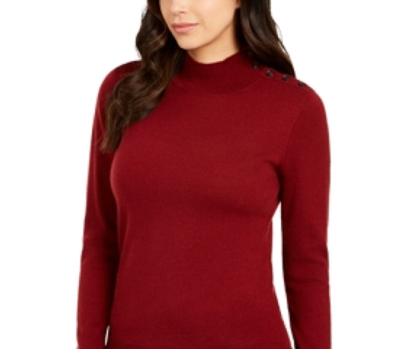 Charter Club Women's Merino Wool Turtleneck Wine Size XX Large