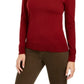 Charter Club Women's Merino Wool Turtleneck Wine Size XX Large
