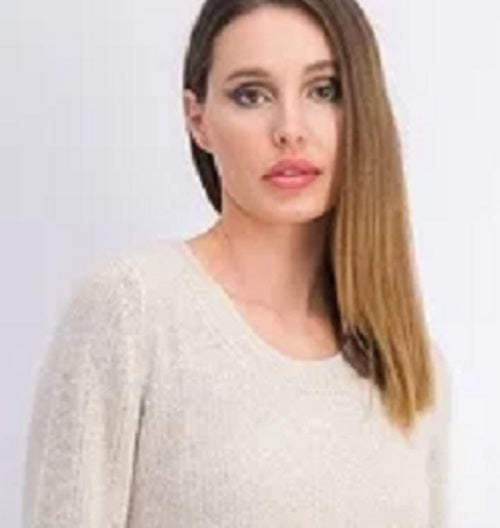 Style & Co Women's Boxy Knit Pullover Sweater Beigekhaki Size XX Large