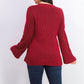 Style & Co Women's Boxy Knit Pullover Sweater Red Size Large
