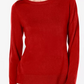 Karen Scott Women's Button Shoulder Sweater Red Size XX-Large