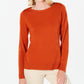 Karen Scott Women's Button-Shoulder Sweater Red Size X-Large