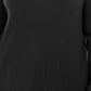 Karen Scott Women's Plus Ribbed Trim Button Shoulders Pullover Sweater Black Size 2X