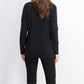 Karen Scott Women's Sport Lace-Up Sweatshirt Black Size Small