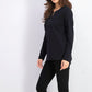 Karen Scott Women's Sport Lace-Up Sweatshirt Black Size Small